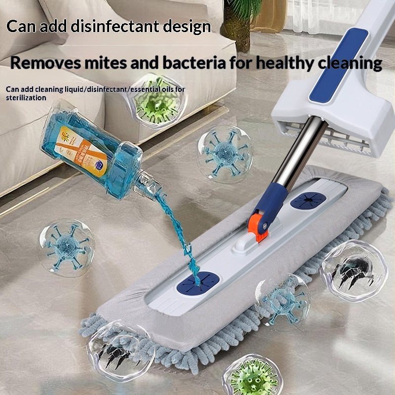 Hands Free Flat Mop Suitable For Both Wet And Dry Use