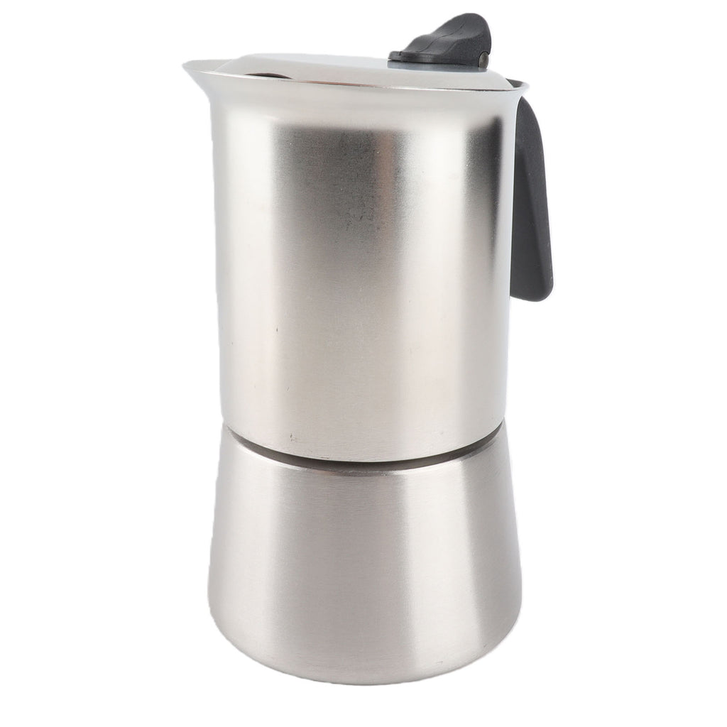 304 Stainless Steel Moka Pot Hand Brewed Coffee Pot High Pressure Cold Extraction Single Valve Coffee Equipment For Home Cafe