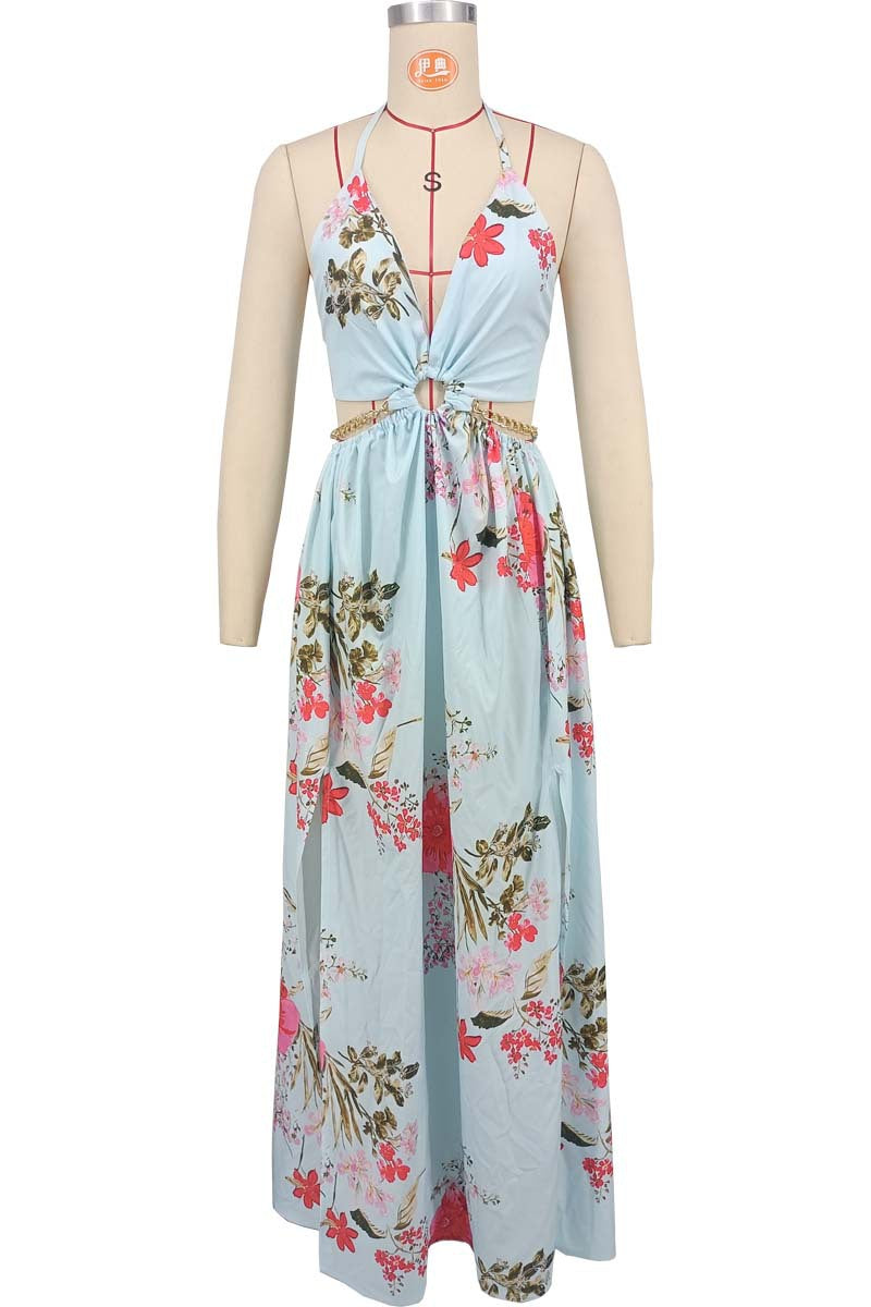 Womens Plus-size Printed Dress