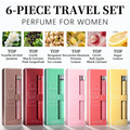 Women's 6 Piece Set Travel Perfume 35ml 1.18oz Perfume For Her PDQ Sweet Gourmand & Floral Fragrances  Long Lasting For Party Night Out & Daily Wear Perfect Gift For Girlfriend, Best Friend, Mother