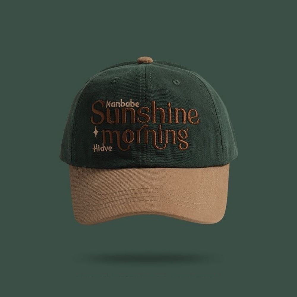 Men's And Women's Matching Multicolor Soft Top Embroidered Letter Fashion Casual Baseball Cap Suitable For Outdoor Picnics, Friends Gatherings, Shopping Attire