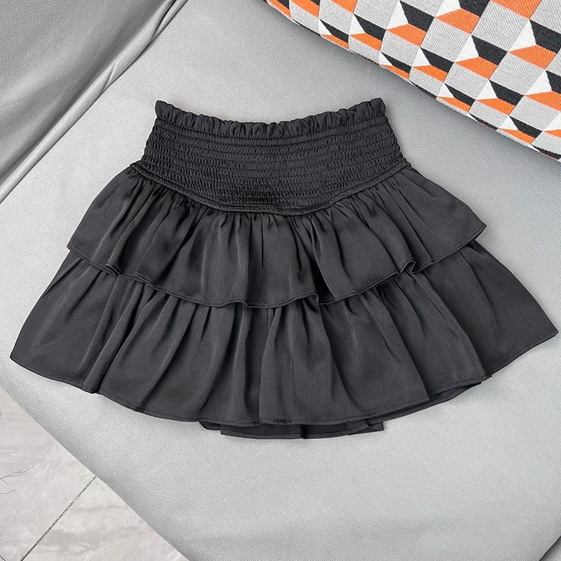Summer-style Ballet-inspired White Skirt