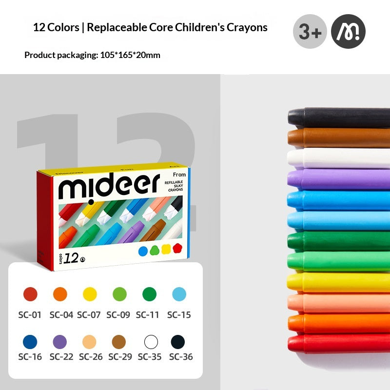 Silky Quick-drying Crayon Oil Paint Marker