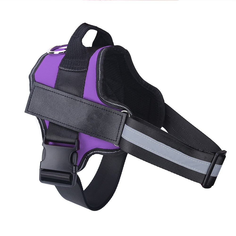 Personalized Dog Harness NO PULL Reflective Breathable Adjustable Pet Harness Vest For Small Large Dog Custom Patch Pet Supplies