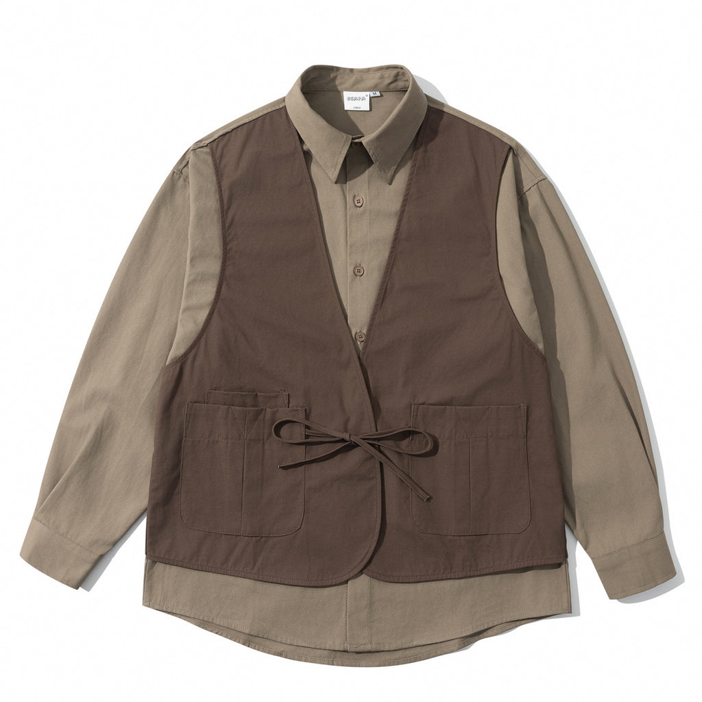 Mens And Womens Loose-fit Pure Cotton Long-sleeve