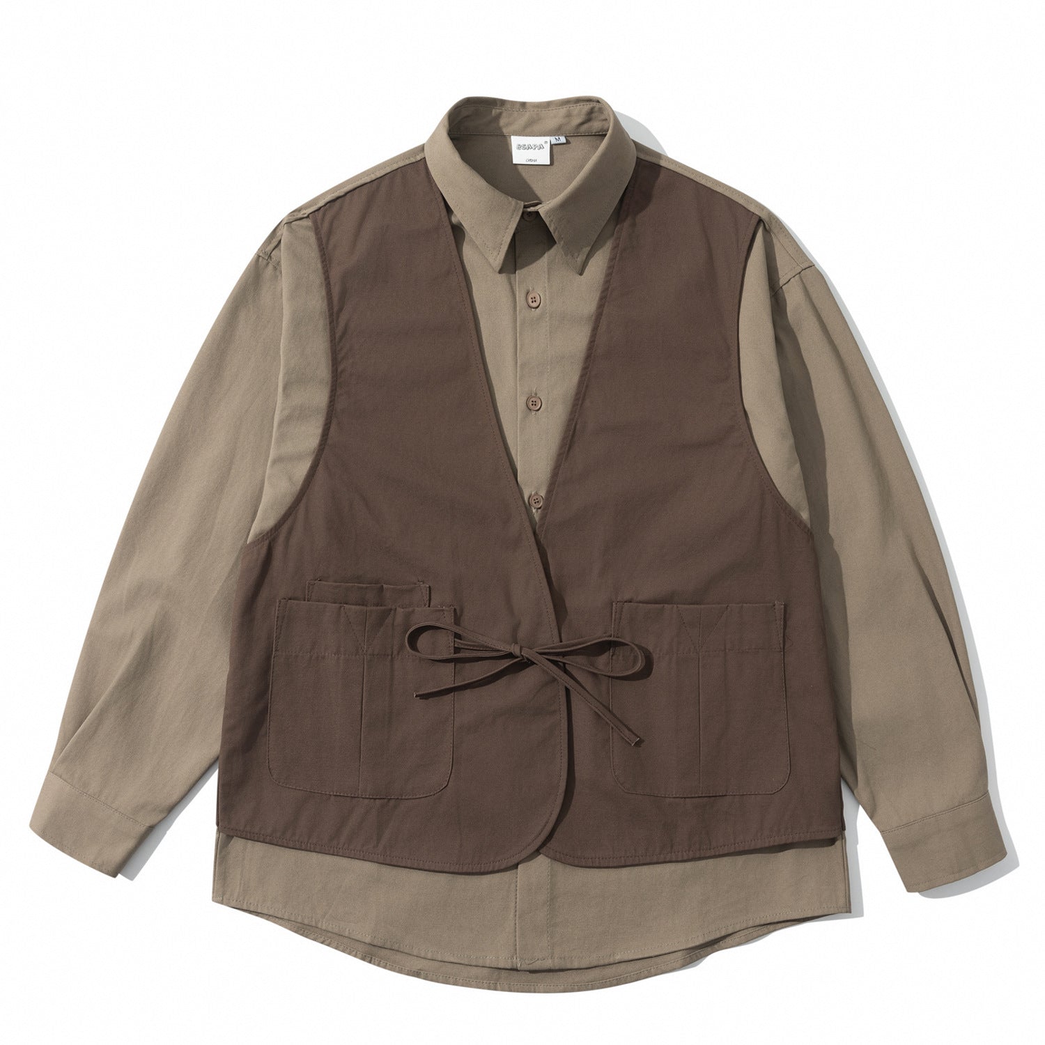 Mens And Womens Loose-fit Pure Cotton Long-sleeve