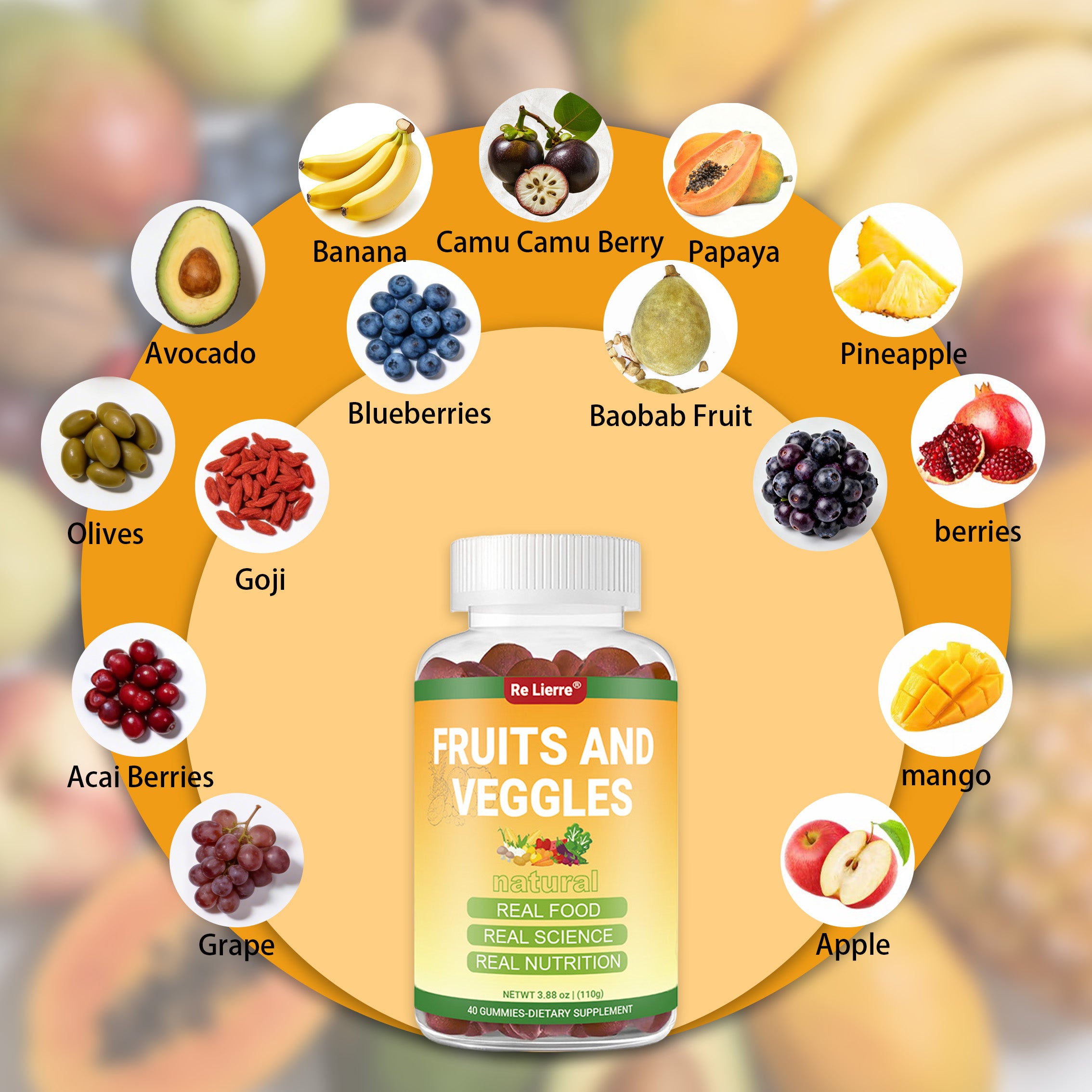 Ketogenic Diet Fruit And Vegetable Gummies
