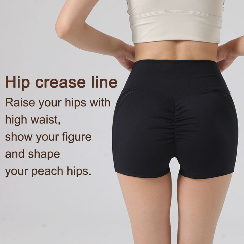 Summer Side-crescent Mesh Sports Shorts
