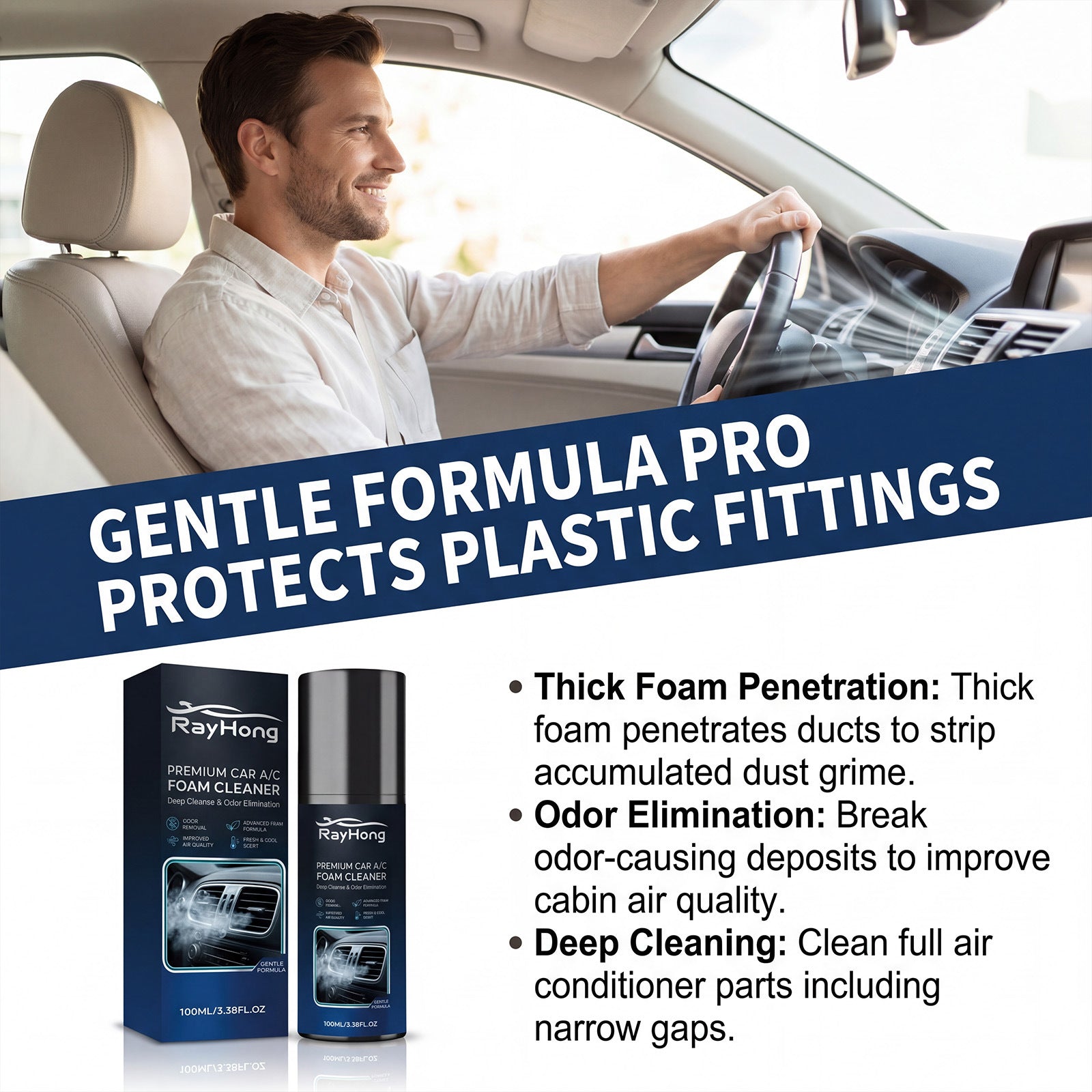 Automotive Air Conditioning Foam Cleaner
