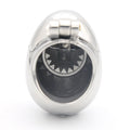 New Male Stainless Steel Full-encircle Weight-bearing Egg-type Chastity Lock