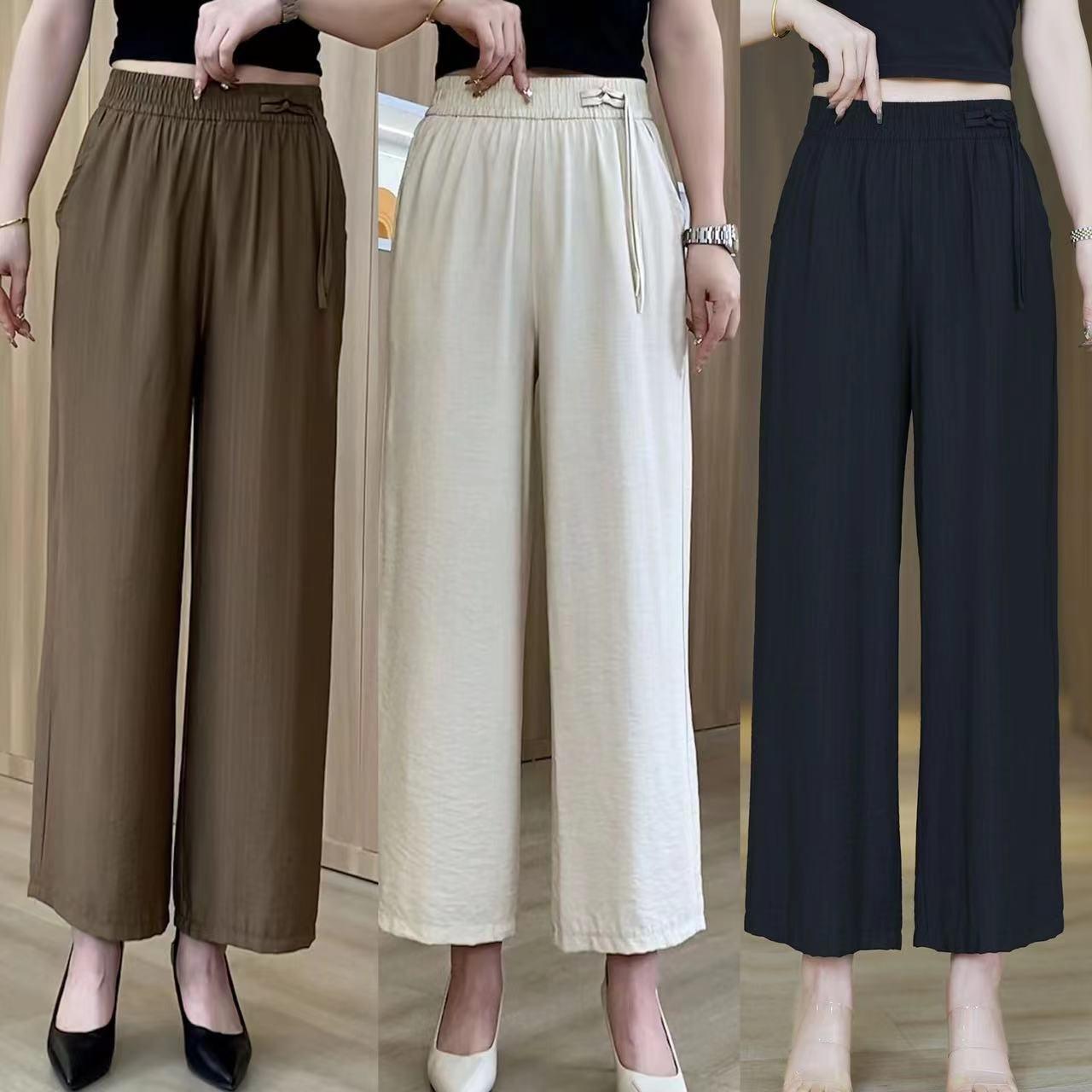 Summer New Chinese-style Capri Pants For Women