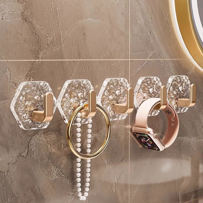 Bathroom Punch-free Corrugated Hexagonal No-mark Hook