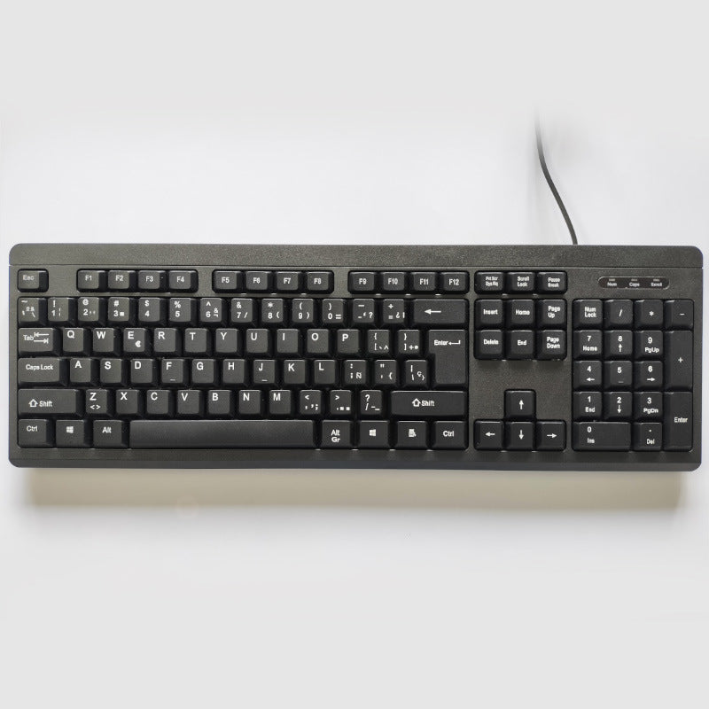 Office Desktop Wired Membrane Keyboard