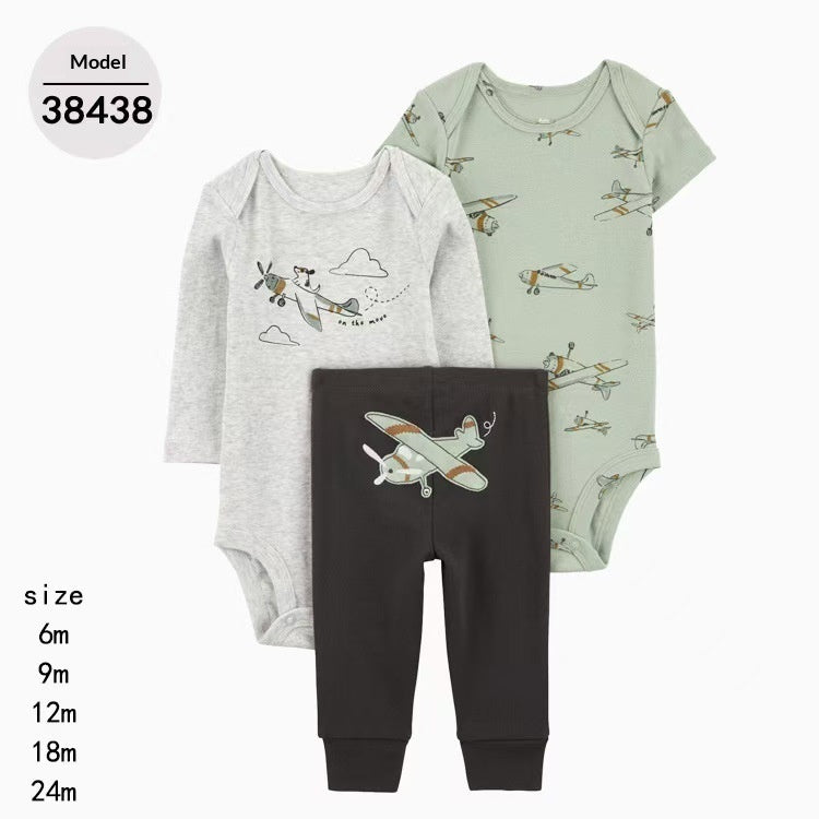 Childrens SpringAutumn New Arrival Infant And Toddler Three-Piece Set
