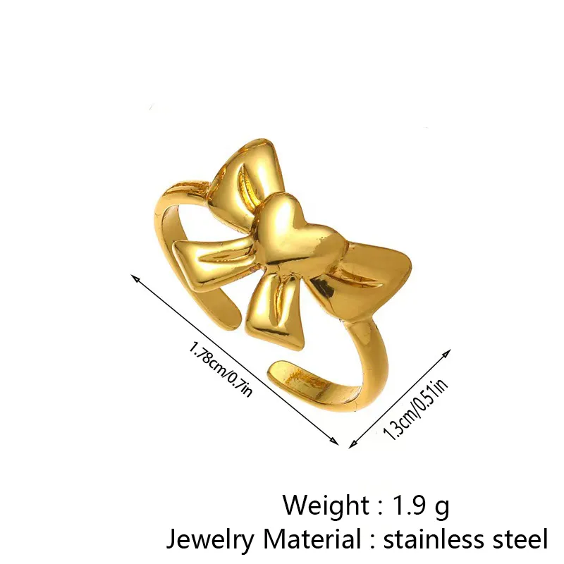 Stainless Steel Simple Style Open Ring For Men And Women