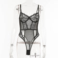 Women's Sexy Lingerie With Steel Ring Lace Bracing Bodysuit