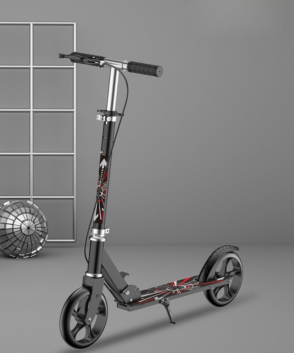 New Kids Scooter 2-Wheel Adjustable Height Scooter With Handbrake For 6-12 Years