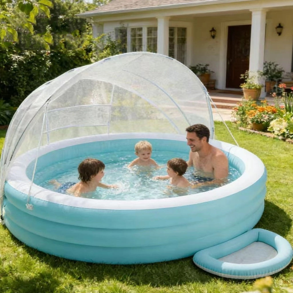 Thickened Inflatable Swimming Pool - Extra Large Family Ocean Ball Pit Paddling Pool for Adults and Kids Outdoor Water Play