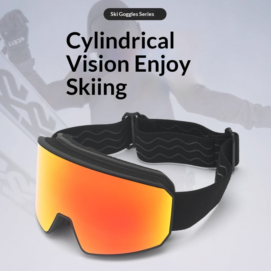 Cross-border Ski Goggles Double-layer Anti-fog Mountaineering Goggles
