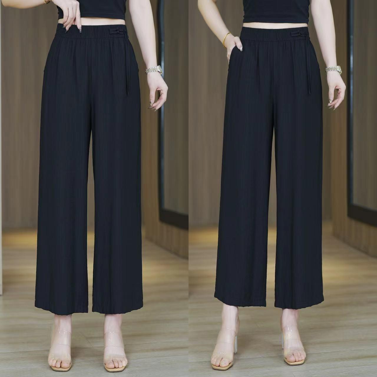 Summer New Chinese-style Capri Pants For Women