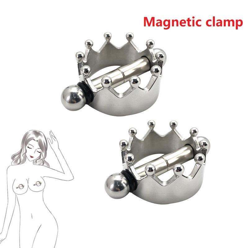 Metal Women's Crown Milk Clamp