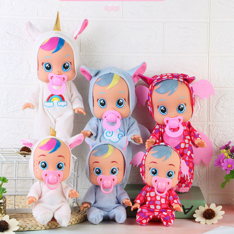 Simulation crying doll
