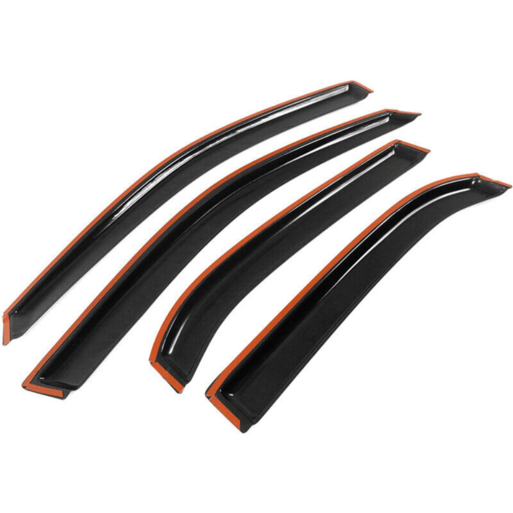 For 10-17 Equinox Window Visor Vent Sun Rain Deflector Guard 4PCS Set