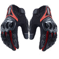 Touch screen knight drop resistant full finger gloves