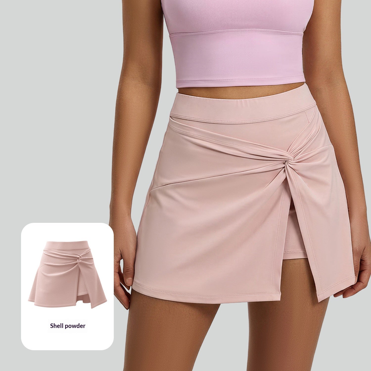 High Waisted Anti-exposure Yoga Skirt
