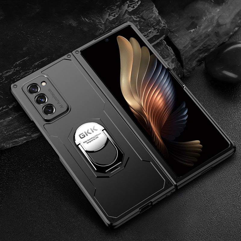 All-inclusive magnetic phone case with stand