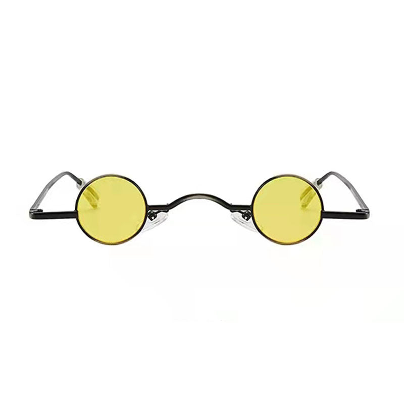 New Retro Round Eye Prince Mirror Small Frame