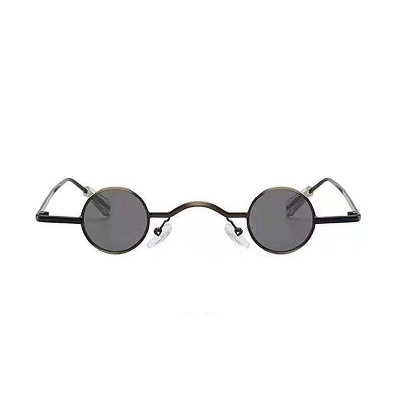 New Retro Round Eye Prince Mirror Small Frame
