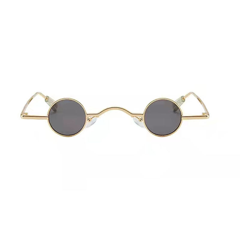 New Retro Round Eye Prince Mirror Small Frame