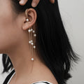 Super Fairy Pearl Tassel Earring Girl