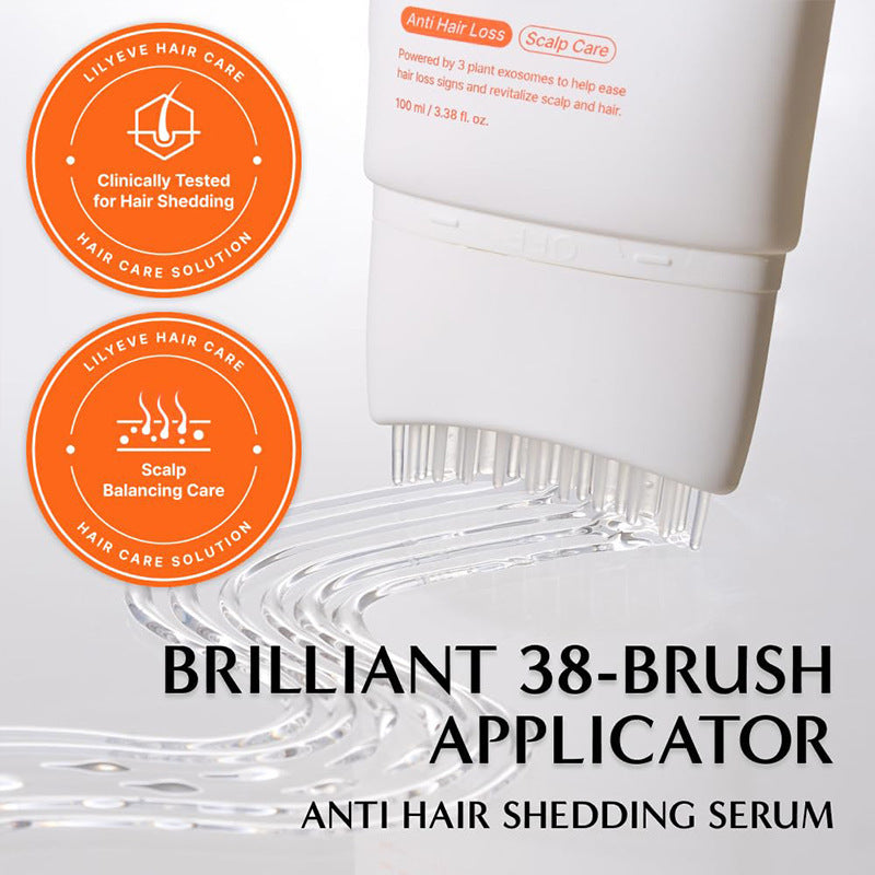 Hair Care Serum With Built-in Brush