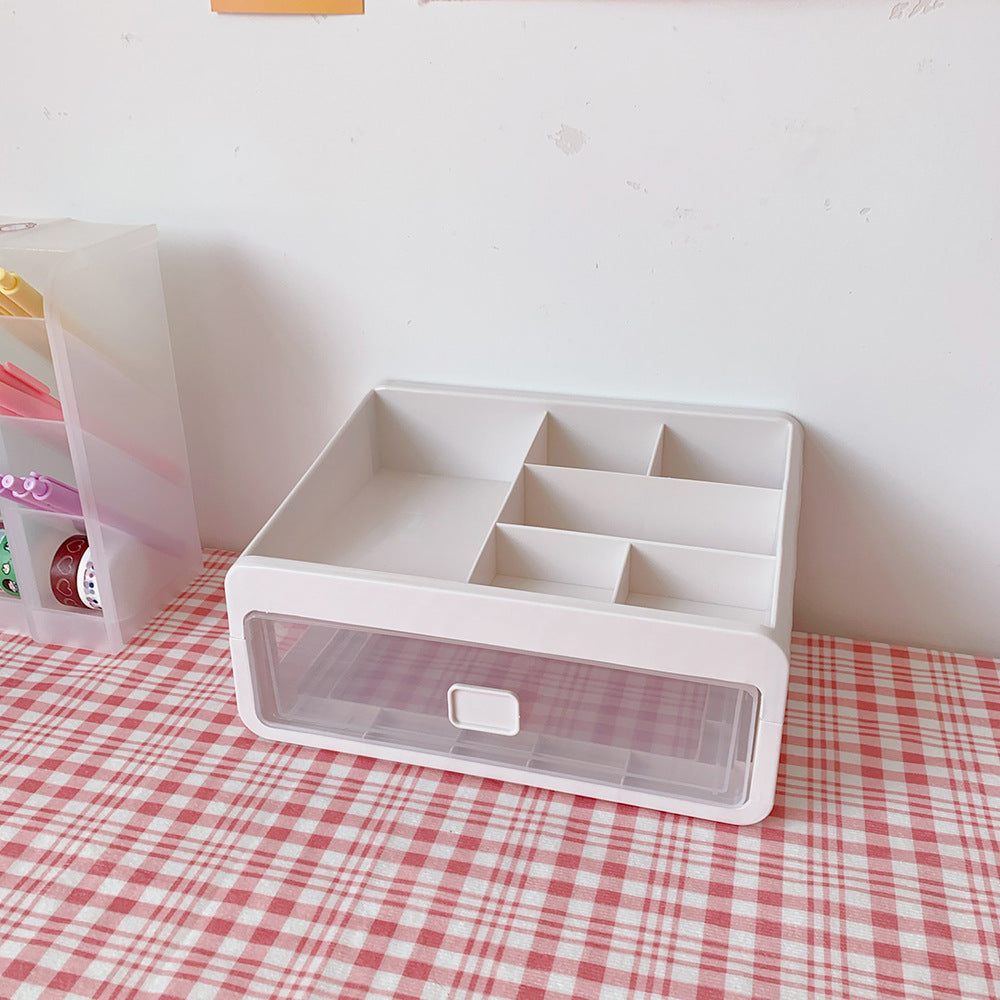 Drawer Type Plastic Jewelry Storage Sorting Box Storage Rack