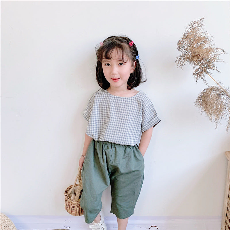 Carrot pants children cotton
