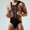 Vest Jumpsuit Mesh Transparent