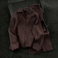 High-End Elegant Linen Shirt Set For Women