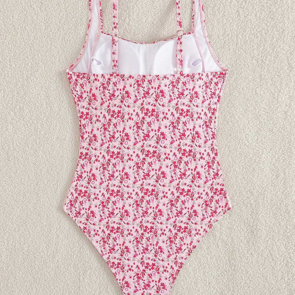 Womens One-piece Swimsuit New European And American-style Print