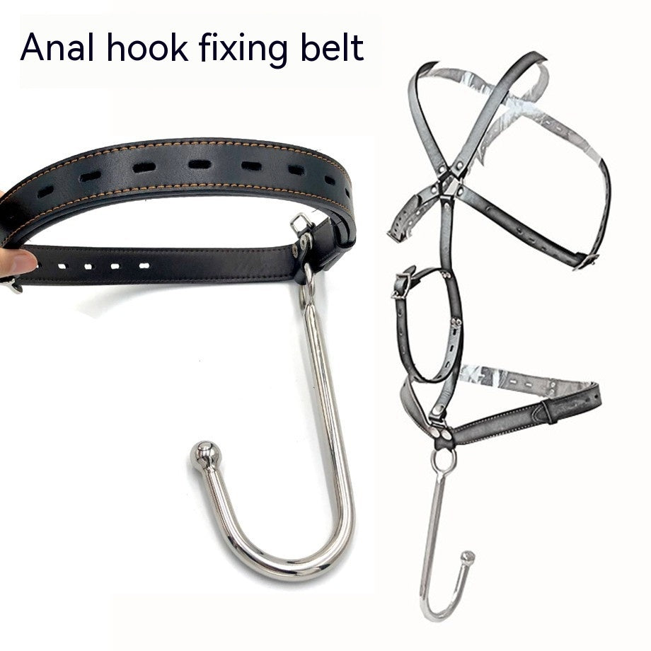 One-piece Women's Stainless Steel Anal Hook Collar