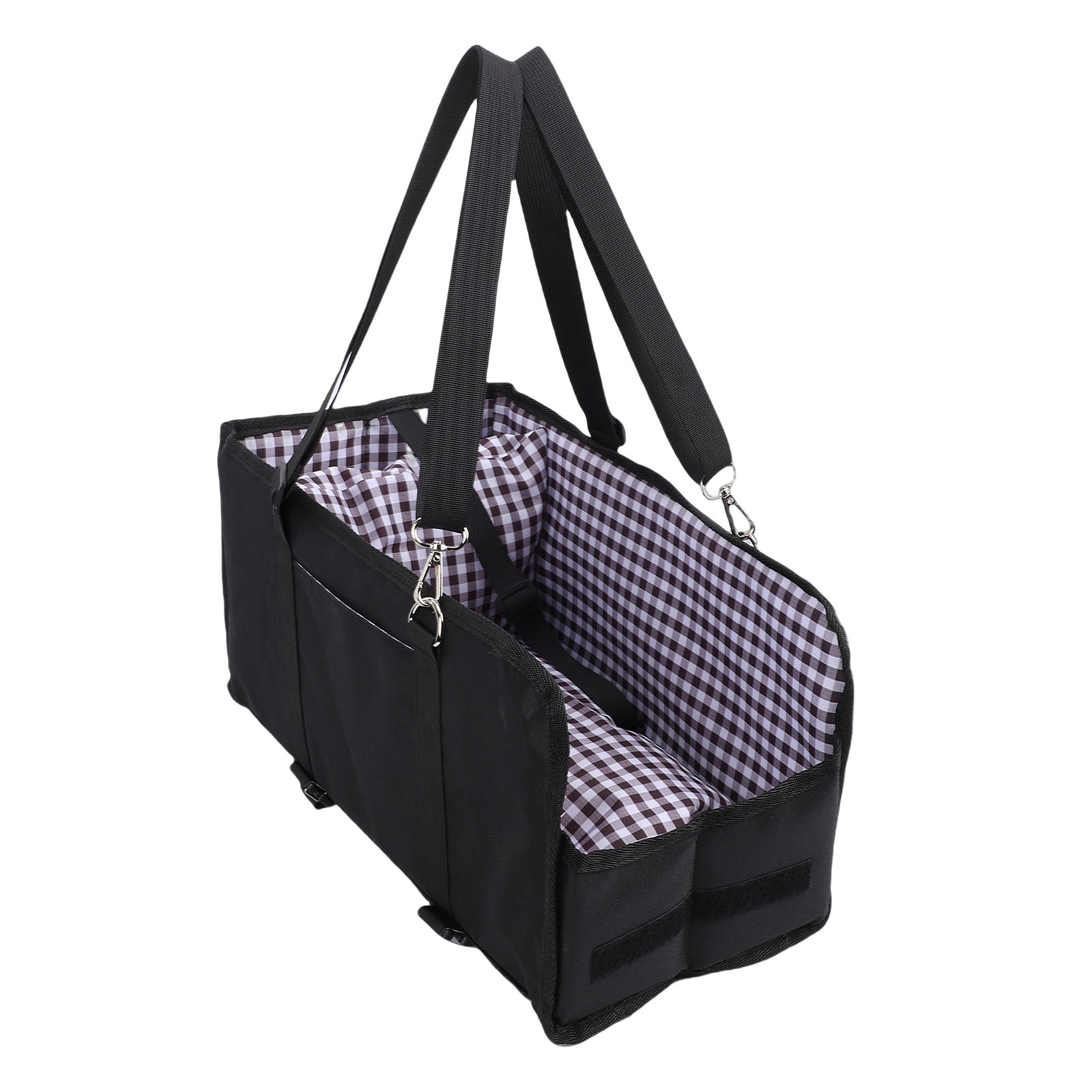Console Dog Car Seat Non Slip Portable Center Console Dog Safety Car Seat Booster For Travel Black