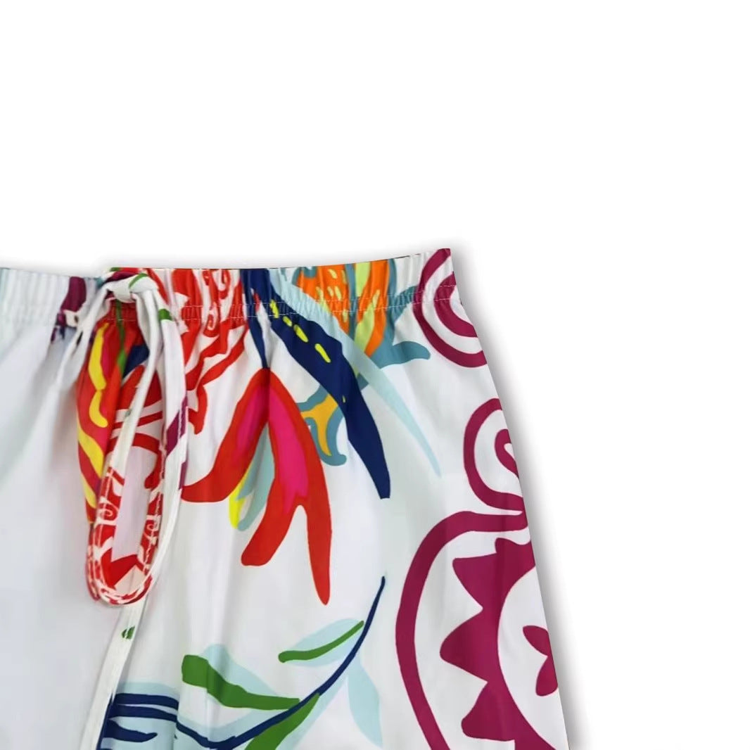 Casual Wide-leg Pants For Europe America And Latin America