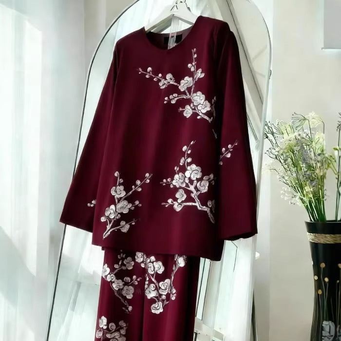 New Womens Casual Digital Print Set