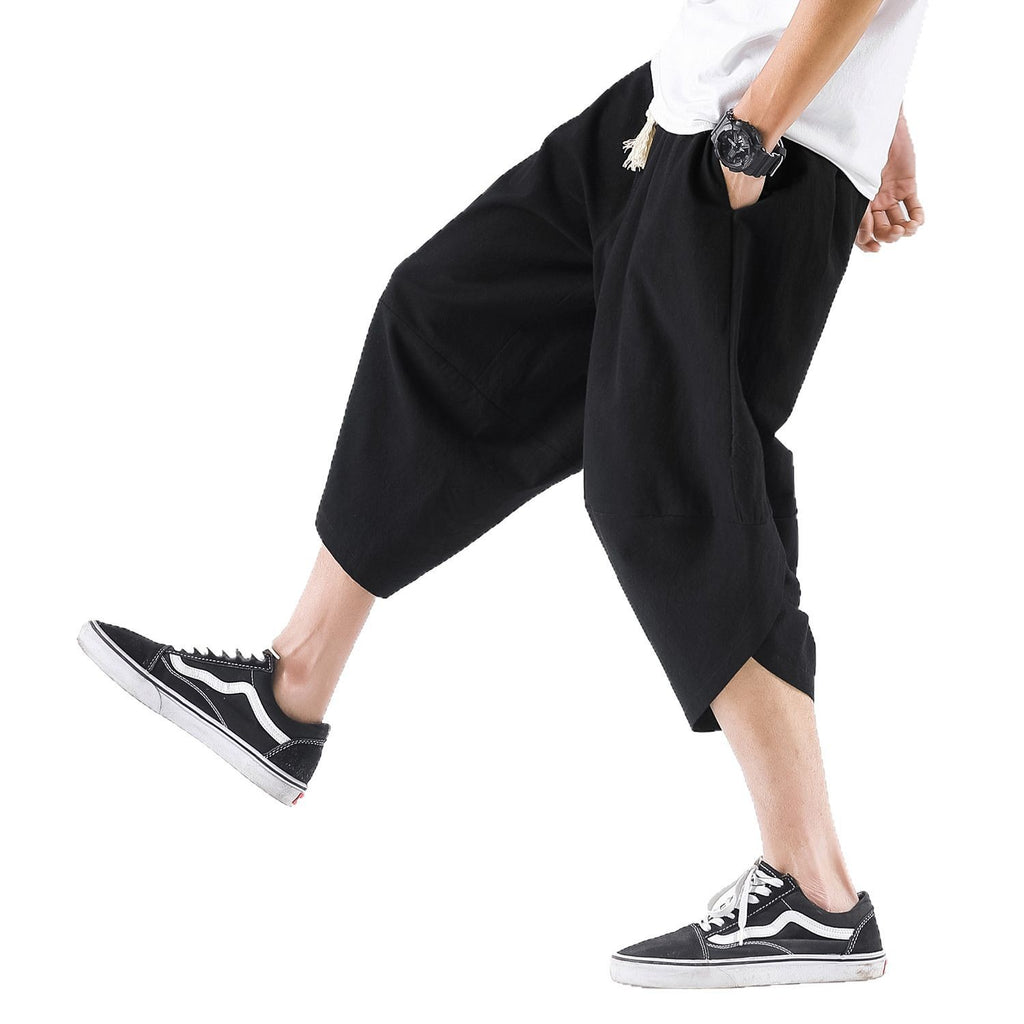 Mens Plus-Size Casual Loose-Fit Shorts
