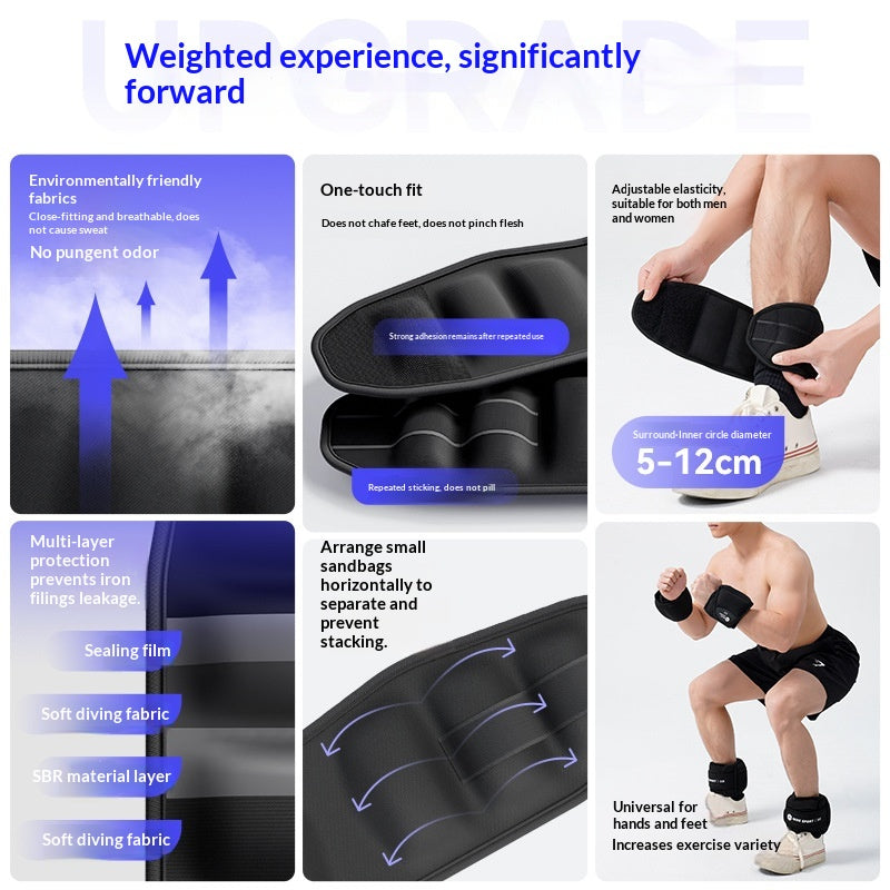 Weighted Invisible Sandbag Leg Wraps