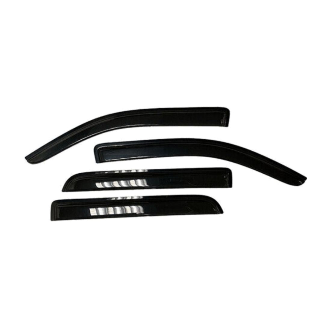 For 2009-2014 Ford F-150 Supercrew Cab Window Visors Sun Vent Rain Guard Shade
