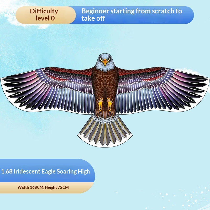 Eagle-check Fabric Front-stabilizer Kite