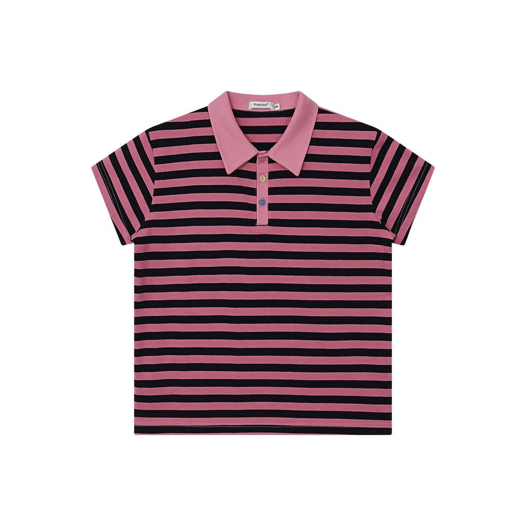 American Retro Shoulder Short Sleeves