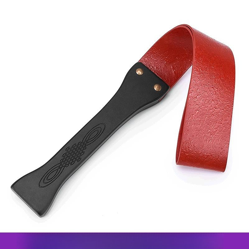 Retro Derma Whip Men's And Women's Sex Toy Passion Game Racket Binding